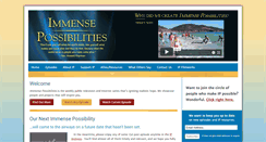 Desktop Screenshot of immensepossibilities.org